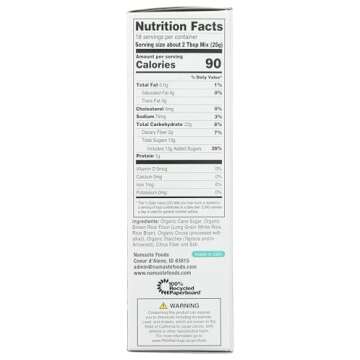 Namaste Foods Gluten Free Organic Dark Chocolate Brownie Mix, 16 oz