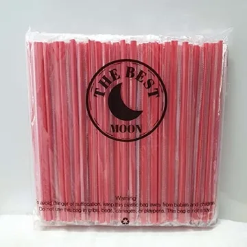 200pcs Heart-Shaped Red Straws for Events and Parties
