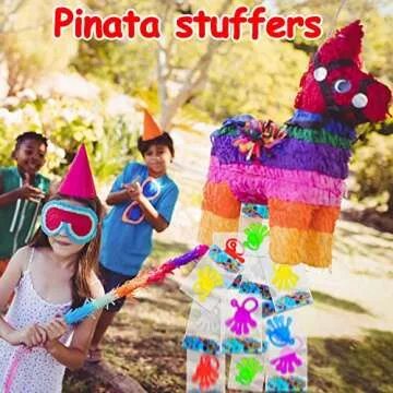 40Pcs Sticky Hands for Kids Party Favor Easter Egg Filler Basket Goodie Bag Stuffer Stretchy Treasure Box Toy Class Prize Bulk Toy Pinata Filler School Gift Bag Small Favor Slap Hand Party Supplies