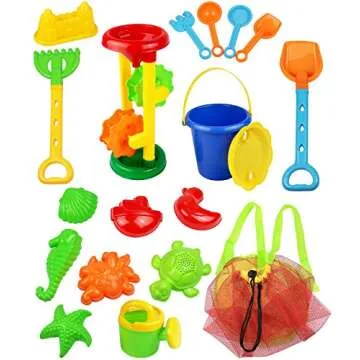 Click N' Play CNP30312 Beach Sand Toy Set, 18 Piece