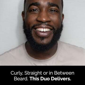 Golden Grooming Co. Beard Oil & Beard Balm Bundle for Men - Natural & Organic Beard Growth Kit - Tame, Style, Soften, and Moisturize Beard & Mustache - Infused with Shea Butter - 2 Piece Set