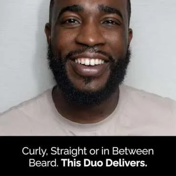 Golden Grooming Co. Beard Oil & Beard Balm Bundle for Men - Natural & Organic Beard Growth Kit - Tame, Style, Soften, and Moisturize Beard & Mustache - Infused with Shea Butter - 2 Piece Set