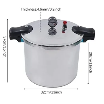 RudiUsoy 23 Quart Pressure Canner and Cooker for Safe Canning