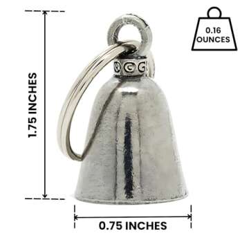 Guardian Good Luck Bell with Keyring & Gift Bag - USA Made