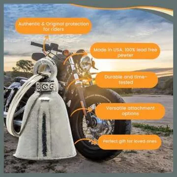 Guardian Good Luck Bell with Keyring & Gift Bag - USA Made