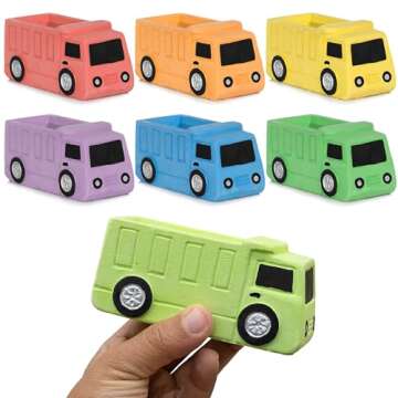 Isle of Whimsy | 14 Dump Truck Sidewalk Chalk | Construction Birthday Party Supplies | Party Favors ...