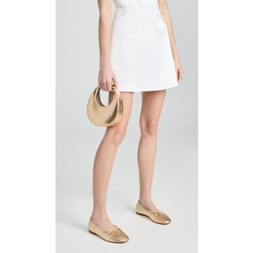 Stylish STAUD Women's Good Night Moon Bag in Gold