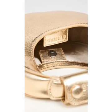 Stylish STAUD Women's Good Night Moon Bag in Gold