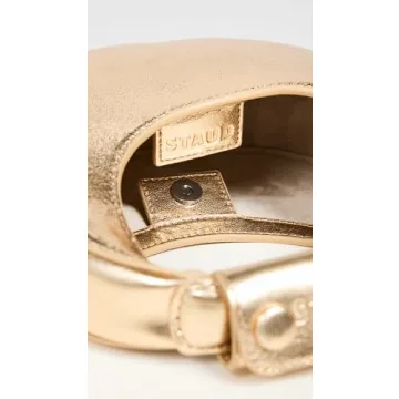 Stylish STAUD Women's Good Night Moon Bag in Gold