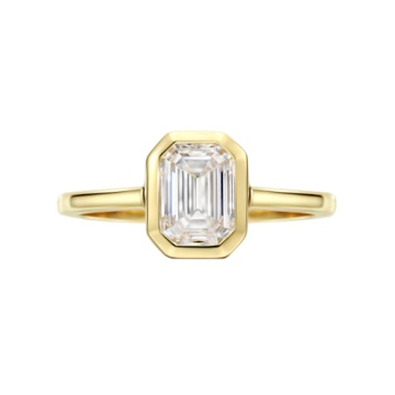 Michooyel Emerald Cut 2ct Engagement Ring - Elegant and Versatile