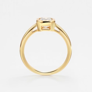 Michooyel Emerald Cut 2ct Engagement Ring for Elegant Style