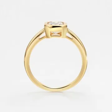 Michooyel Emerald Cut 2ct Engagement Ring for Elegant Style