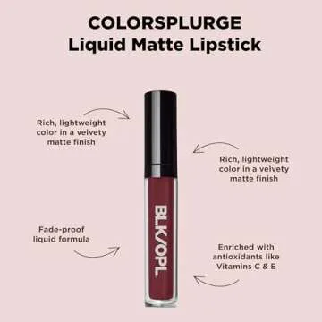 Black Opal Liquid Matte Lipstick Ruby - Long Lasting Beauty