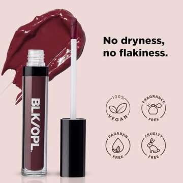 Black Opal Liquid Matte Lipstick Ruby - Long Lasting Beauty