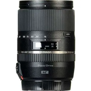 Tamron 16-300mm F/3.5-6.3 Di-II VC PZD All-In-One Zoom Lens for Canon APS-C Digital SLR Cameras (6 Year Limited USA Warranty)