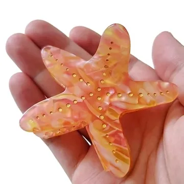 Durable Starfish Hair Clips for Girls Women Stylish Accessories
