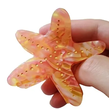 Durable Starfish Hair Clips for Girls Women Stylish Accessories