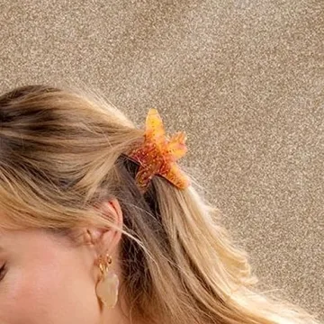 Durable Starfish Hair Clips for Girls Women Stylish Accessories
