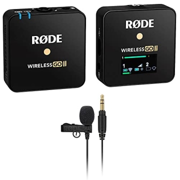 Rode Wireless GO II Digital Wireless Microphone System Bundle with Lavalier Mic