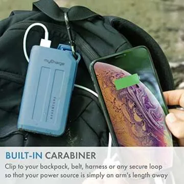 myCharge Waterproof USB C Power Bank for Outdoor Adventure