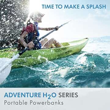 myCharge Waterproof USB C Power Bank for Outdoor Adventure