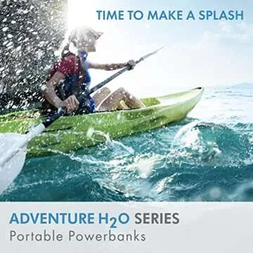 myCharge Waterproof USB C Power Bank for Outdoor Adventure