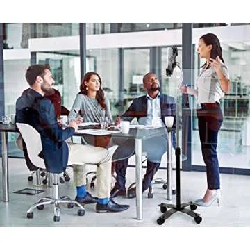 Gooseneck Floor Stand – CTA’s Compact, Adjustable Gooseneck with Swivel Casters for iPad 7th/ 8th/ 9th Gen 10.2”, iPad Air 4, 12.9”, Surface Pro, Zebra & Other 7-13” Tablets (PAD-CGS)