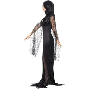 Smiffys Immortal Soul Costume: Black Dress for Halloween Fun