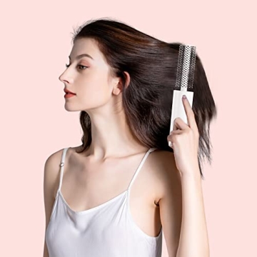 RHOS Travel Hair Brush for All Hair Types - Compact & Stylish