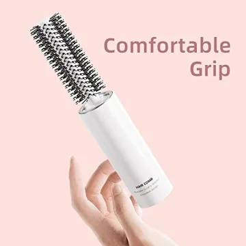RHOS Travel Hair Brush for All Hair Types - Compact & Stylish