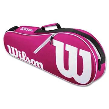 Wilson Tempest Pro Lite Tennis Racquet Bundled with an Advantage II Tennis Bag (Pink/White) - Best Racquet for Experienced Juniors
