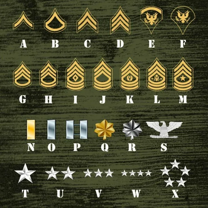 Personalized Military Insignia Canvas Art for Veterans