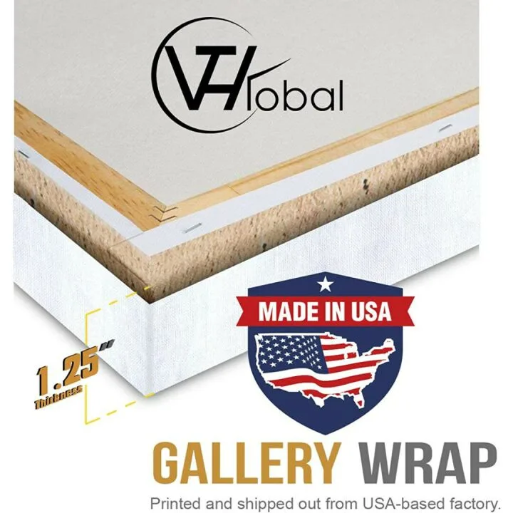 Personalized Military Insignia Canvas Art for Veterans