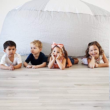 The Original Patented AirFort - Build A Fort in 30 Seconds, Inflatable Fort for Kids, Play Tent for 3-12 Years, A Playhouse Where Imagination Runs Wild, Fan not Included (Mod About Gray)