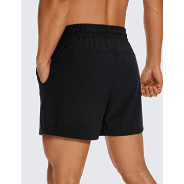 CRZ Men's Linerless Quick Dry Workout Shorts - 5 Inch