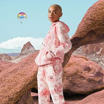 Twitch Tie Dye Jogger Sweatpant - Dusty Pink Medium