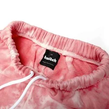 Twitch Tie Dye Jogger Sweatpant Dusty Pink Comfort Style