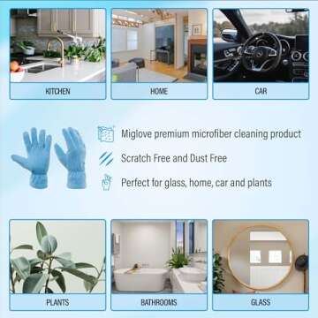 MiGlove Microfiber Cleaning Gloves | Reusable & Versatile