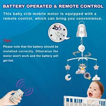 Wind Spinner Motor, 1-30 RPM Disco Ball Motor Battery Operated with Remote, Timing & Direction Setting, Slow Spinning Baby Crib Mobile Motor, Rotating Silver Wind Chime Motor for Mirror Ball Ornaments