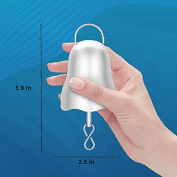 Wind Spinner Motor, 1-30 RPM Disco Ball Motor Battery Operated with Remote, Timing & Direction Setting, Slow Spinning Baby Crib Mobile Motor, Rotating Silver Wind Chime Motor for Mirror Ball Ornaments