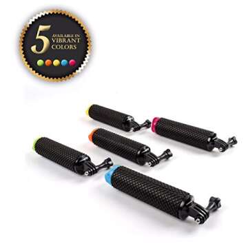 Waterproof Floating Hand Grip Compatible with GoPro Hero 12 11 10 9 8 7 6 5 4 3+ 2 1 Session Black S...