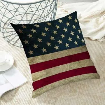 Patriotic 4th of July Pillow Covers - Decorative and Comfy