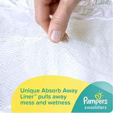 Pampers Swaddlers Diapers Size 1 for Babies Up to 12 Hours Dry