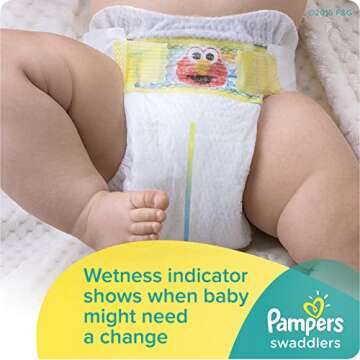 Pampers Swaddlers Diapers Newborn/Size 1
