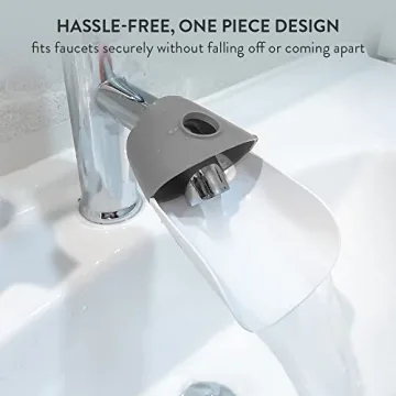 Prince Lionheart Faucet Extender for Toddlers in Grey