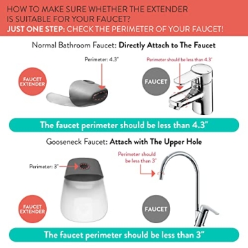 Prince Lionheart Faucet Extender for Toddlers in Grey