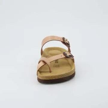 Stylish CUSHIONAIRE Luna Cork Footbed Sandals for Women