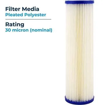 SpiroPure 30 Micron Pleated Polyester Water Filter
