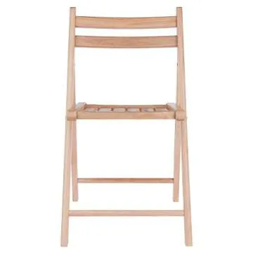 Robin 4-PC Folding Chair Set - Parent,Natural Finish, Set of 4, Wood