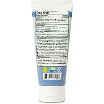 Badger - SPF 35 Clear Zinc Sport Sunscreen Cream - Unscented - Broad Spectrum Water Resistant Reef Safe Sunscreen, Natural Mineral Sunscreen with Organic Ingredients 2.9 fl oz
